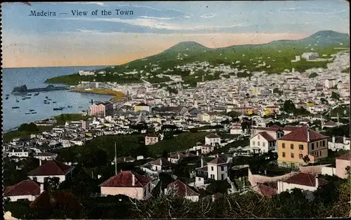 Ak Insel Madeira Portugal, View of the Town