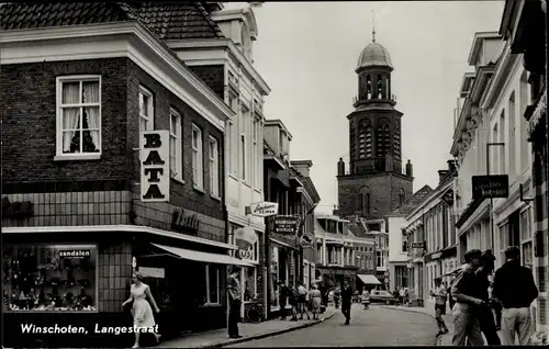 Ak Winschoten Groningen Niederlande, Langestraat