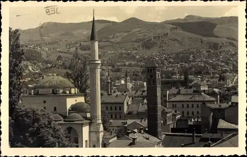 Ak Sarajevo Bosnien Herzegowina, Gesamtansicht