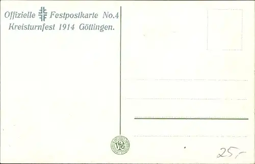 Wappen Ak Göttingen in Niedersachsen, 17. Kreisturnfest 7. Deutscher Turnkreis 1914, Rohns, Plesse