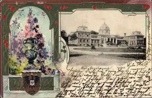 Präge Passepartout Ak Bad Oeynhausen in Westfalen, Solbad, Kurhaus