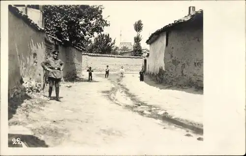 Foto Ak Mazedonien, Gasse im Türkenviertel