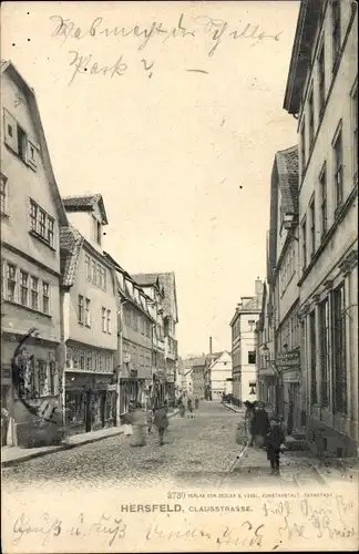 Ak Bad Hersfeld Hessen, Clausstraße