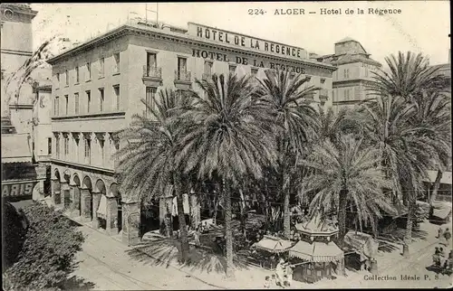 Ak Algier Alger Algerien, Hotel de la Regence