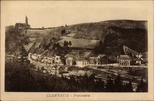 Ak Clervaux Clerf Luxembourg, Panorama