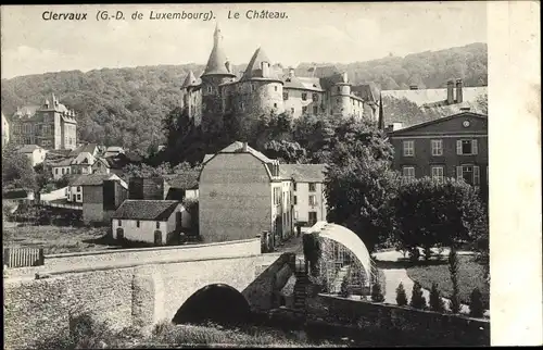 Ak Clervaux Clerf Luxembourg, Le Chateau, Schloss