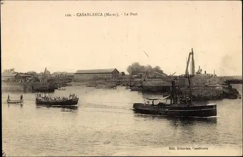 Ak Casablanca Marokko, Le Port