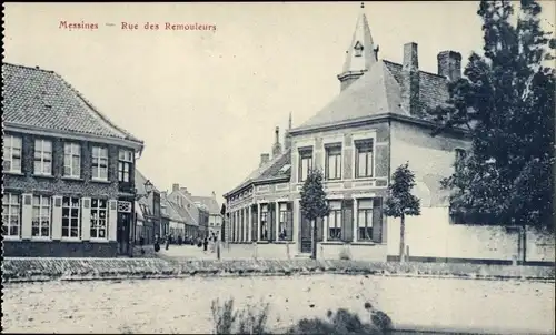 Ak Messines Mesen Westflandern, Rue des Remouleurs