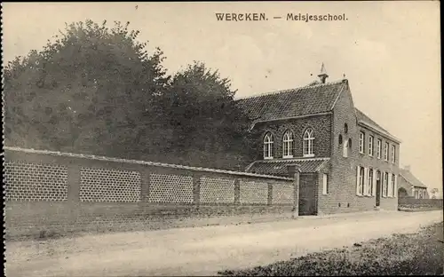 Ak Werken Kortemark Westflandern, Meisjesschool