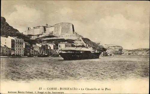 Ak Bonifacio Corse du Sud, La Citadelle et le Port