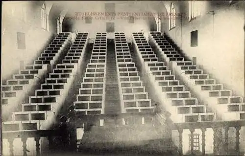 Ak Fresnes Val de Marne, Etablissements penitentiaires de Fresnes, Chapelle Ecole Cellulaire