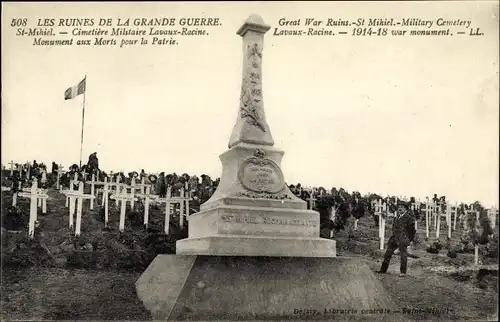 Ak Saint Mihiel Meuse, Cimetière Militaire Français de la Vaux-Racine