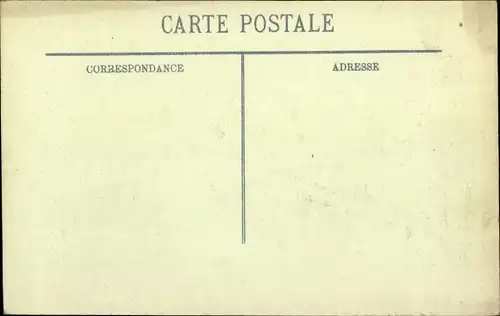 Ak Reims Marne, Interieur d'une maison rue Eugene Desteuque, Kriegszerstörung 1. WK