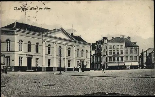 Ak Charleroi Wallonien Hennegau, Hotel de Ville