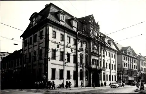 Ak Erfurt in Thüringen, Straßenpartie