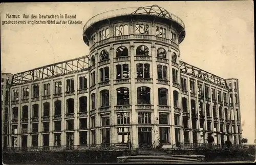 Ak Wallonien Namur, Englisches Hotel auf der Citadelle