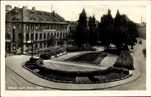 Ak Erfurt in Thüringen, Karl-Marx-Platz