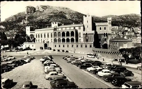 Ak Monaco, La Place du Palais et le Palais Princier