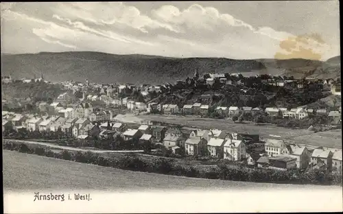 Ak Arnsberg im Sauerland Westfalen, Ortsansicht
