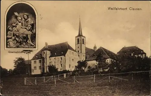 Ak Klausen in der Eifel, Wallfahrtskirche Maria Heimsuchung, Gnadenbild