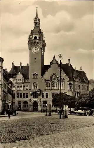 Ak Waldheim in Sachsen, Rathaus