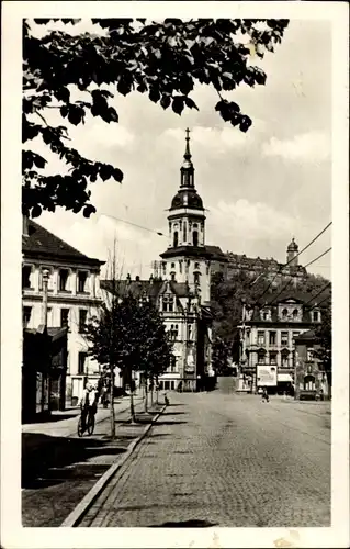 Ak Greiz im Vogtland, August-Bebel-Straße