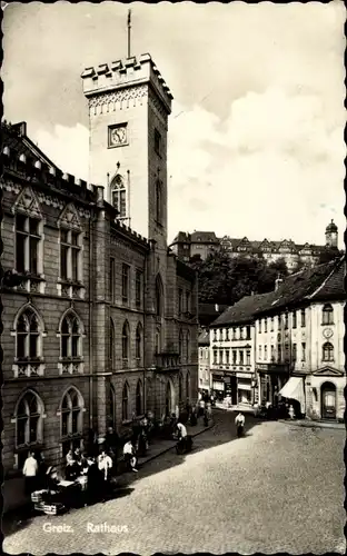 Ak Greiz, Rathaus