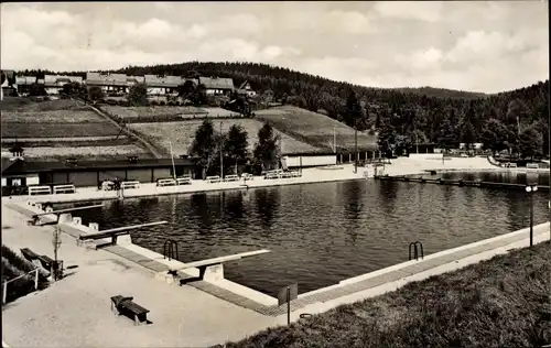 Ak Klingenthal im Vogtland Sachsen, Schwimmbad