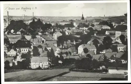 Ak Rumburk Rumburg Region Aussig, Gesamtansicht