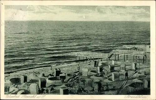 Ak Rewal Rewahl Pommern, Strand, Meer