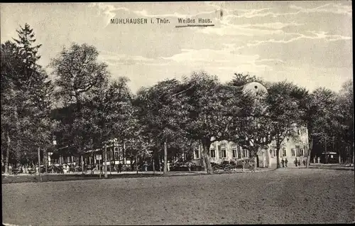 Ak Mühlhausen in Thüringen, Weißes Haus