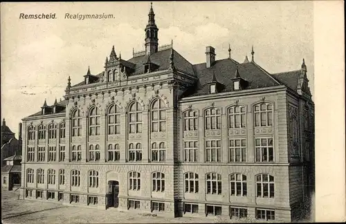 Ak Remscheid im Bergischen Land, Realgymnasium