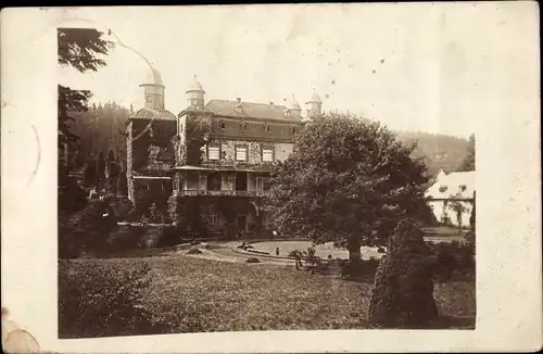 Ak Remscheid im Bergischen Land, Blick zum Haus mit Anlage