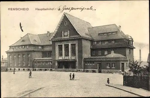 Ak Remscheid im Bergischen Land, Hauptbahnhof