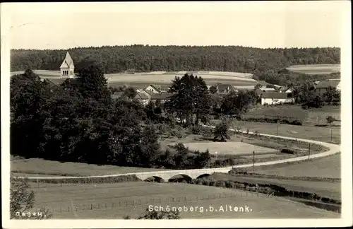 Ak Schöneberg bei Altenkirchen im Westerwald, Teilansicht