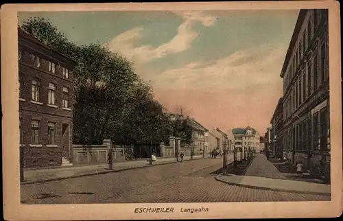 Ak Eschweiler Nordrhein Westfalen, Langwahn