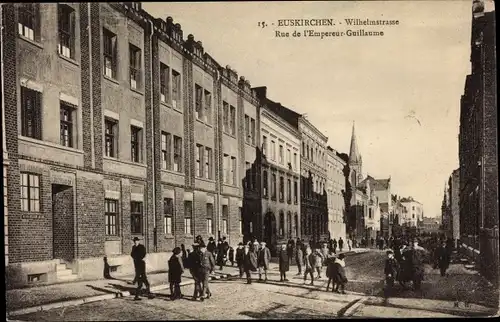 Ak Euskirchen in Nordrhein Westfalen, Wilhelmstraße, Wohnhäuser, Anwohner