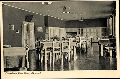 Ak Bürvenich Zülpich Nordrhein Westfalen, Kreis Kinderheim, Speisesaal