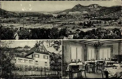 Ak Bad Honnef am Rhein, Panorama, Lindener Weinhaus