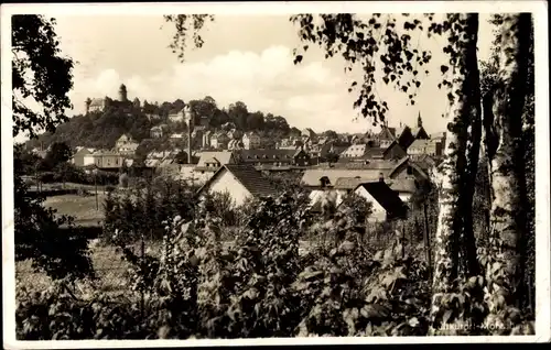 Ak Montabaur im Westerwald, Durchblick zum Ort