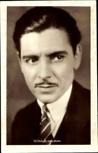 Ak Schauspieler Ronald Colman, Portrait