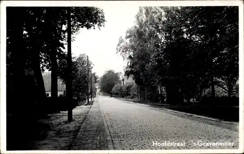 Foto Ak 's-Gravenmoer Nordbrabant, Hoofdstraat