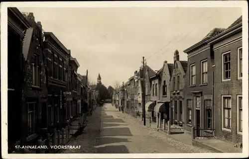 Ak Sint Annaland Zeeland Niederlande, Voorstraat