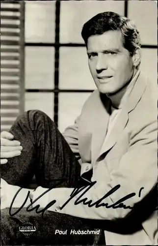 Ak Schauspieler Paul Hubschmid, Portrait, Autogramm