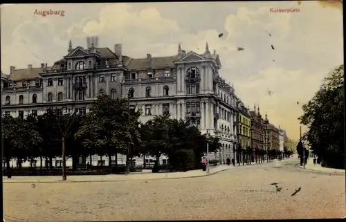 Ak Augsburg in Schwaben, Kaiserplatz