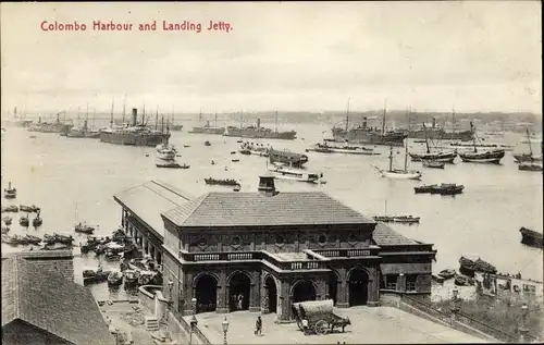 Ak Colombo Ceylon Sri Lanka, Harbour and Landing Jetty