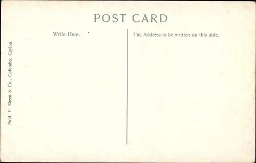 Ak Colombo Ceylon Sri Lanka, Museum