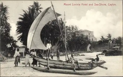 Ak Dehiwala Sri Lanka Ceylon, Mount Lavinia Hotel and Sea-Shore