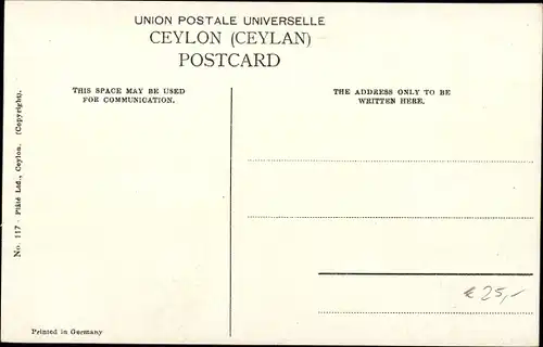 Ak Ceylon Sri Lanka, Jungle Village Scene