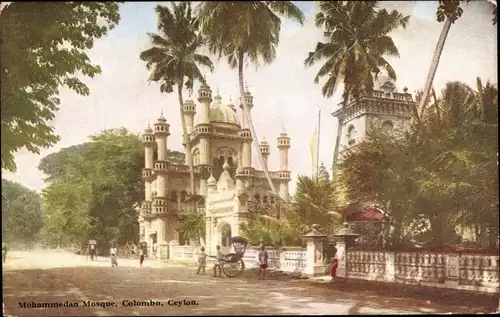 Ak Colombo Ceylon Sri Lanka, Mohammedan Mosque